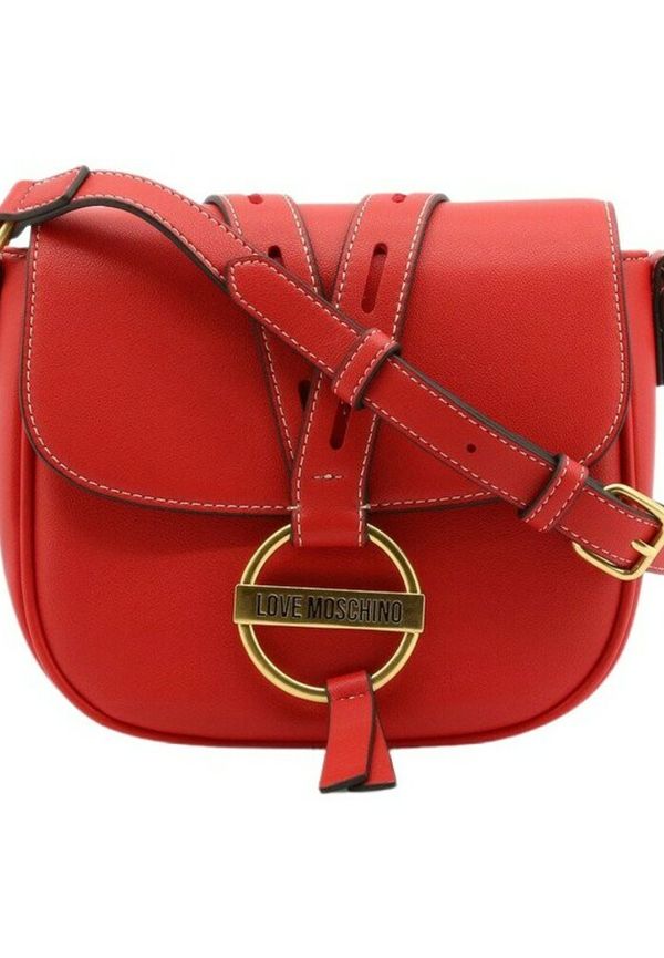 Love Moschino - Axelremsväskor - Röd - Dam - Storlek: ONE Size