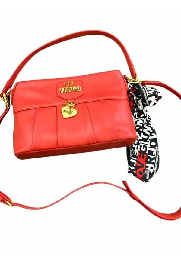 Love Moschino - Axelremsväskor - Röd - Dam - Storlek: ONE Size