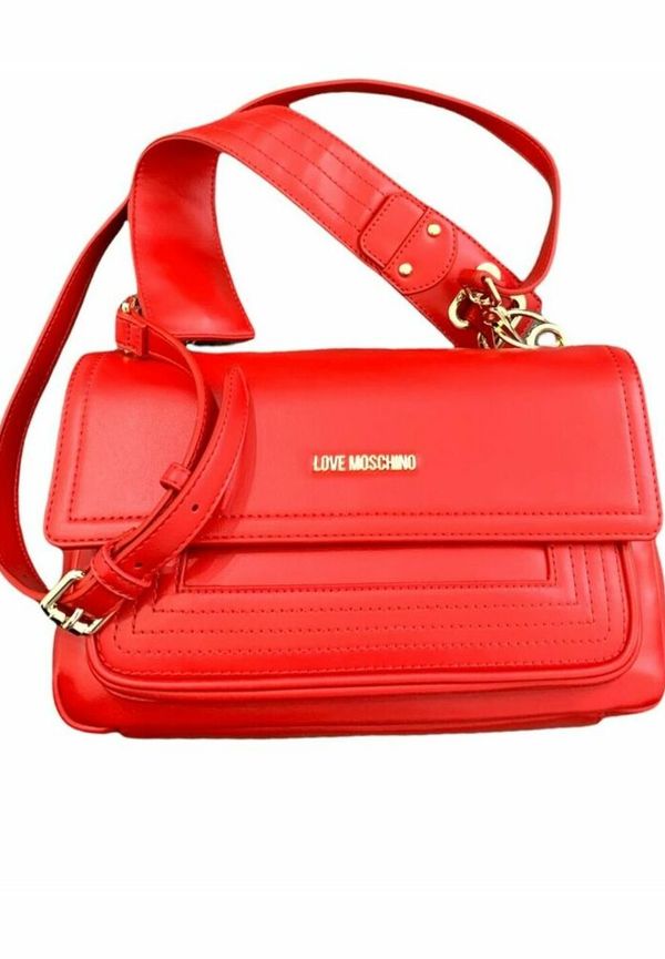 Love Moschino - Axelremsväskor - Röd - Dam - Storlek: ONE Size