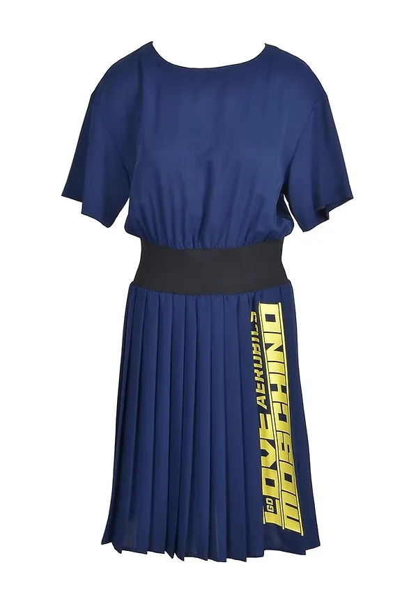 Love Moschino - Klänningar - Blå - Dam - Storlek: Xs,M