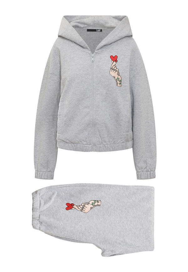 Love Moschino - Kostymer - Grå - Dam - Storlek: M,S,Xs,2Xs