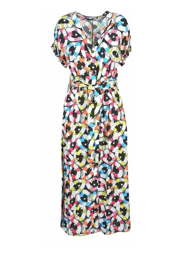 Love Moschino - Maxiklänningar - Vit - Dam - Storlek: XL