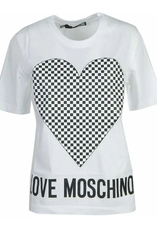 Love Moschino - T-shirts - Vit - Dam - Storlek: XL