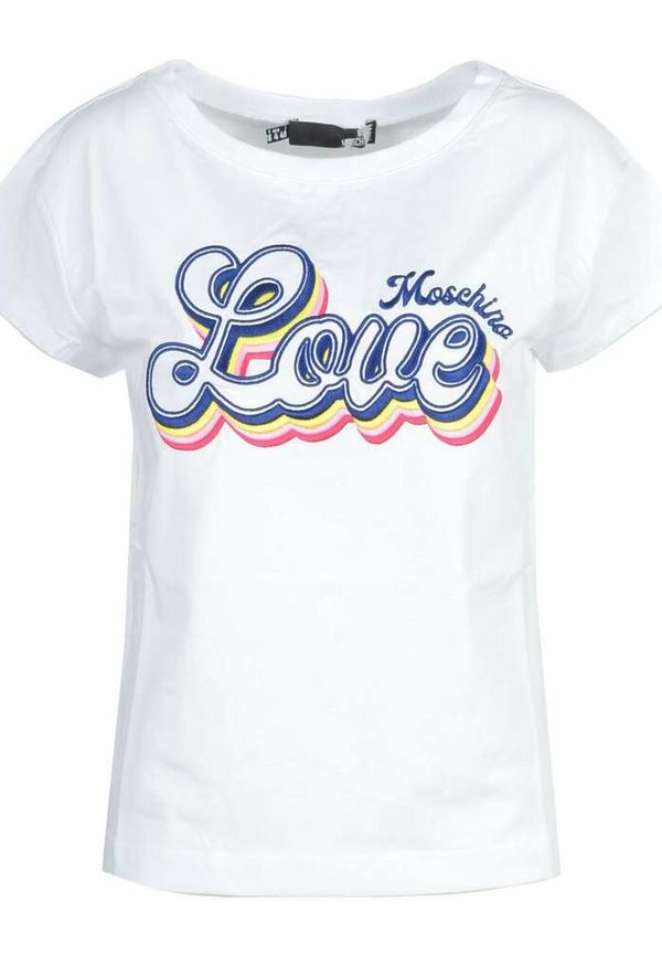 Love Moschino - T-shirts - Vit - Dam - Storlek: XL