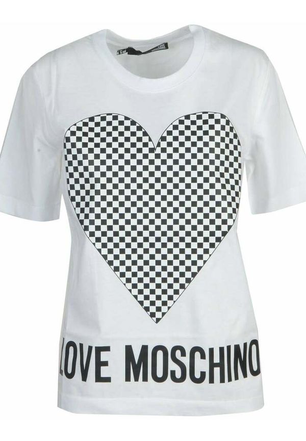 Love Moschino - T-shirts - Vit - Dam - Storlek: XL