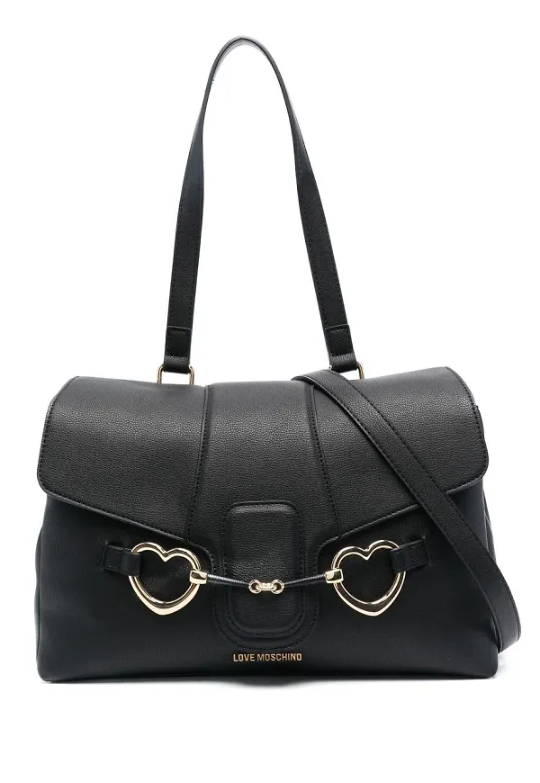 Love Moschino hjärtprydd totebag - Svart