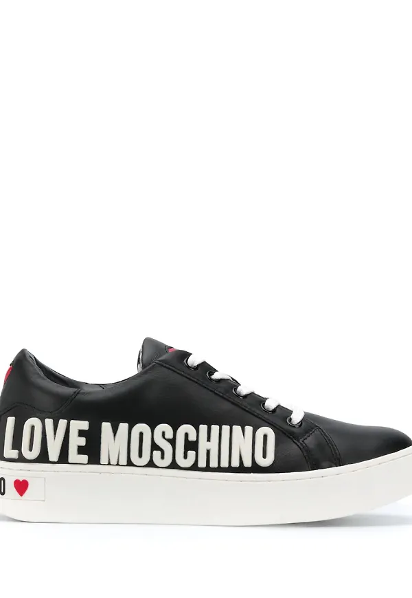 Love Moschino låga sneakers - Svart