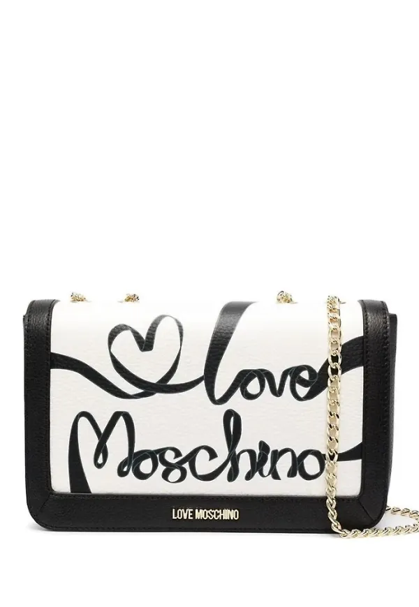 Love Moschino påsar Vit, Dam