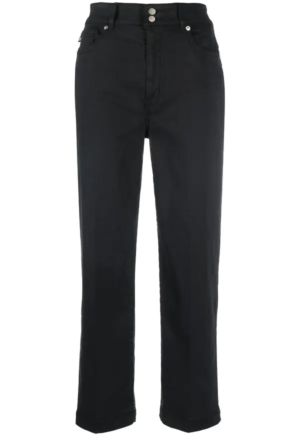 Love Moschino raka trekvartsbyxor - Svart