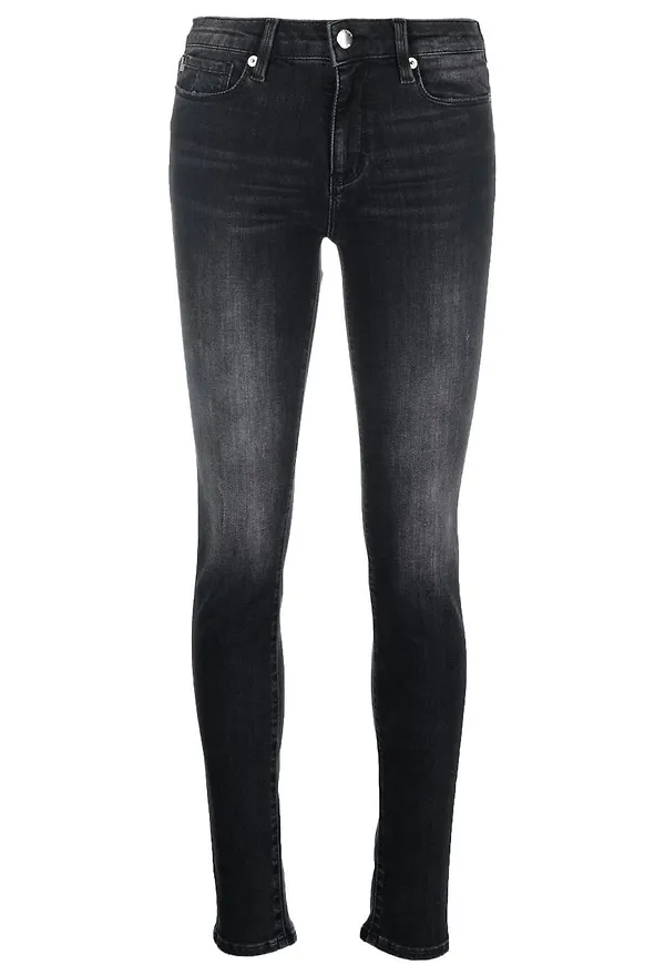 Love Moschino skinny-jeans med logotyp - Svart