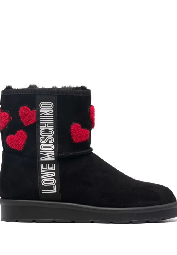 Love Moschino slip on-stövlar - Svart