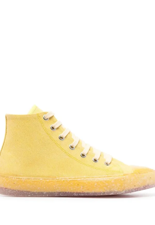 Love Moschino sneakers med hjärta - Gul