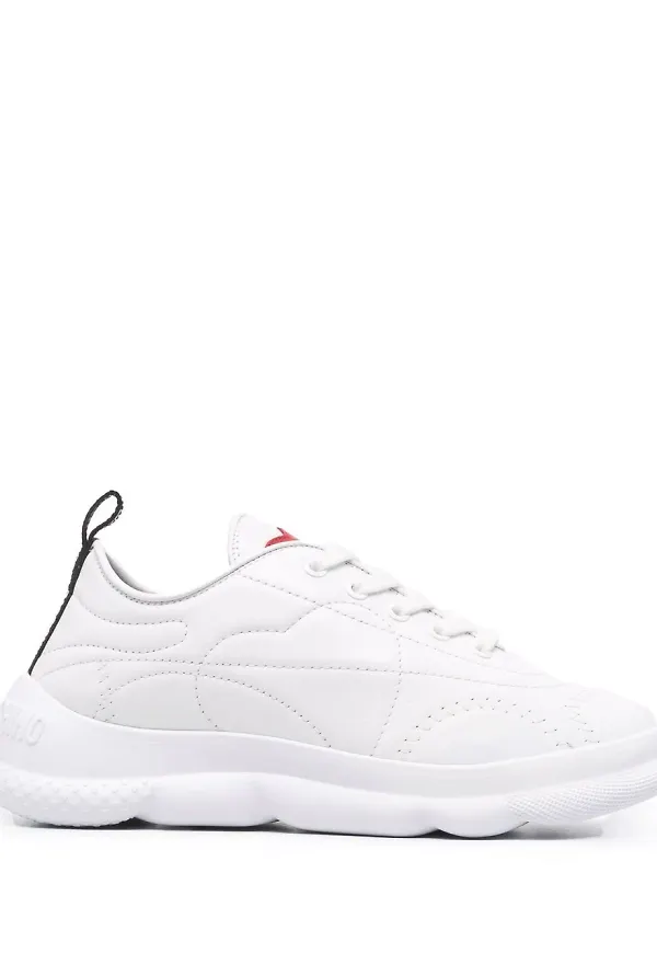 Love Moschino sneakers med hjärta - Vit