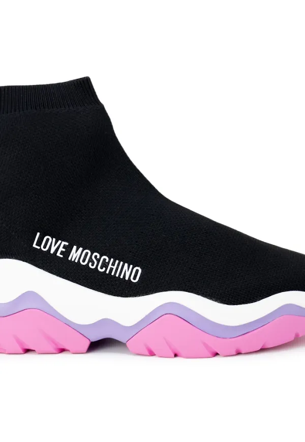 Love Moschino Sneikerd.Roller45 Black Je15574G1Gizr000 Svart, Dam