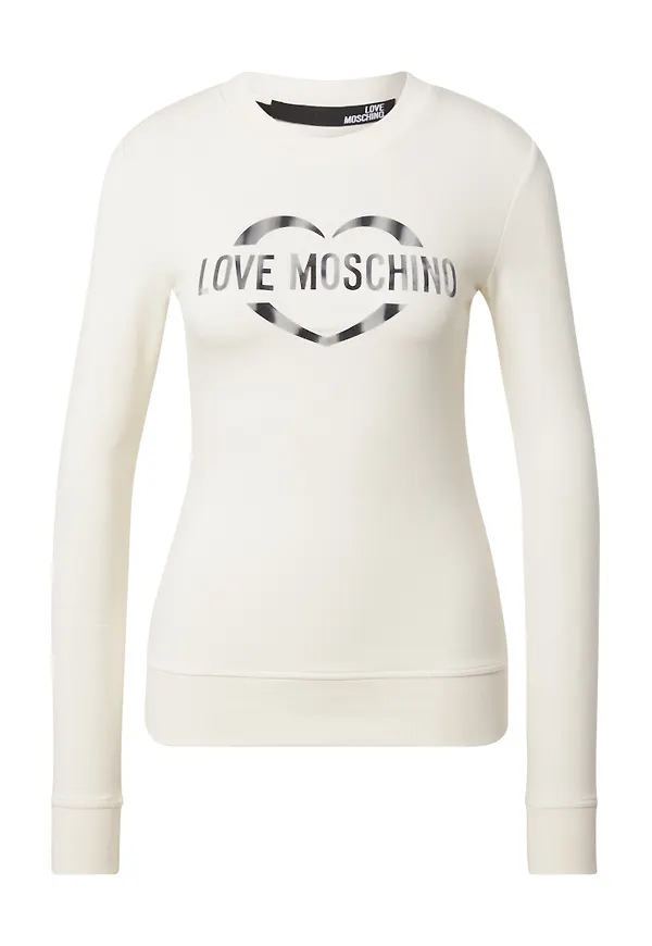 Love Moschino Sweatshirt kräm / svart