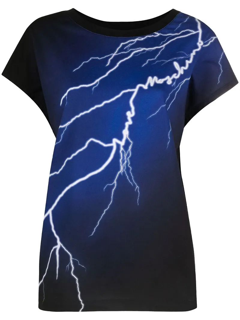 Love Moschino t-shirt med grafiskt tryck - Svart