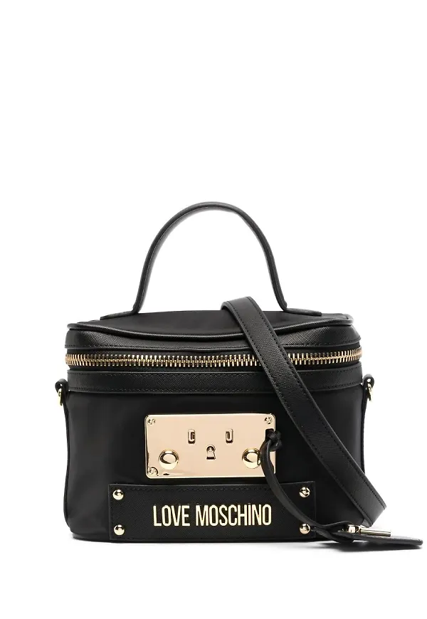 Love Moschino totebag i konstläder - Svart