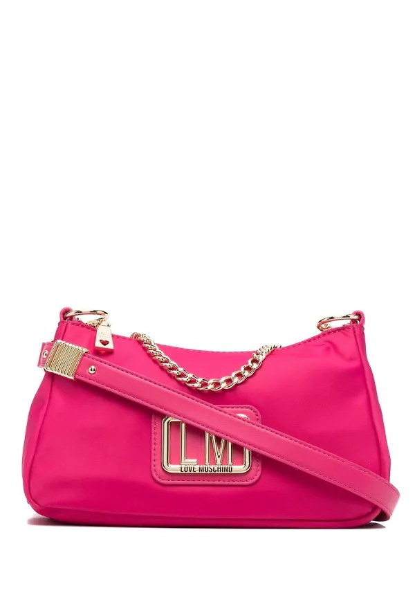 Love Moschino totebag med kedjerem - Rosa