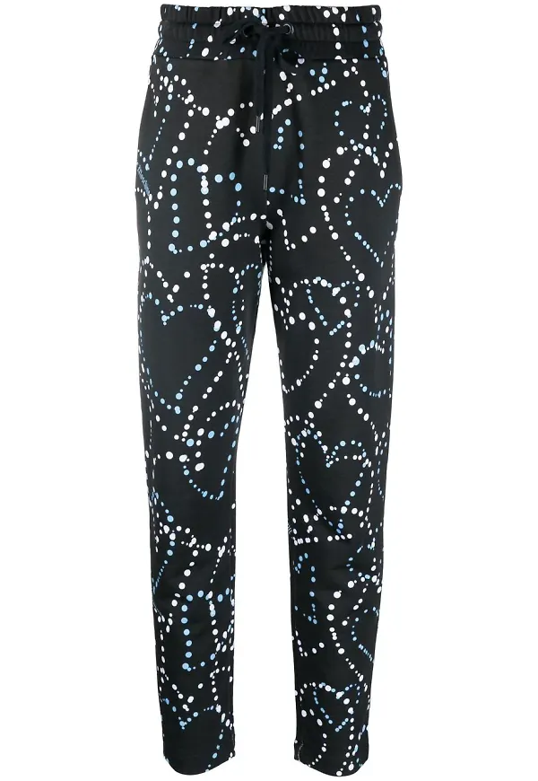 Love Moschino trackpants med hjärttryck - Grå