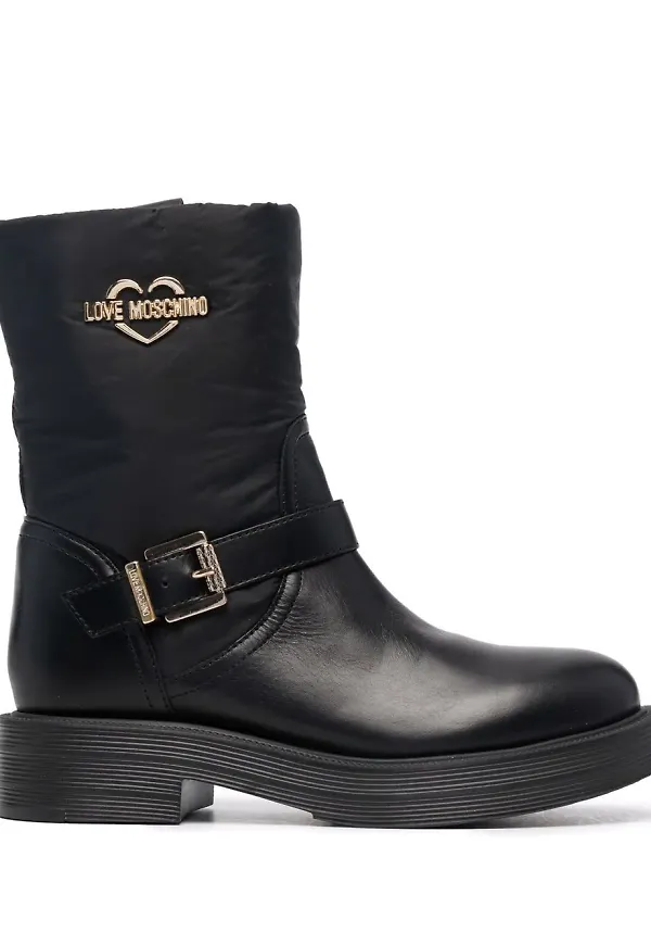 Love Moschino vadhöga stövlar - Svart