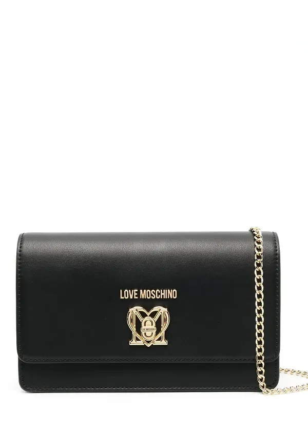 Love Moschino väska med axelrem - Svart