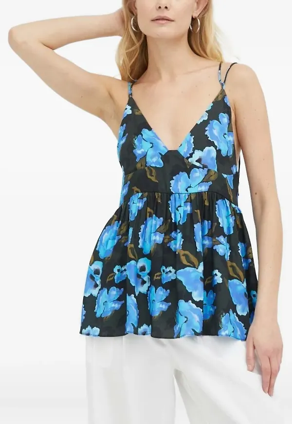 lovechild blommig blus - Svart