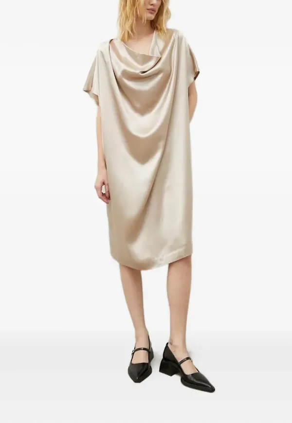 lovechild midiklänning med hängande krage - Neutral – Farfetch