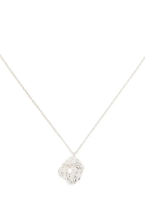 LOVENESS LEE halsband med O-alfabet - Silverfärgad