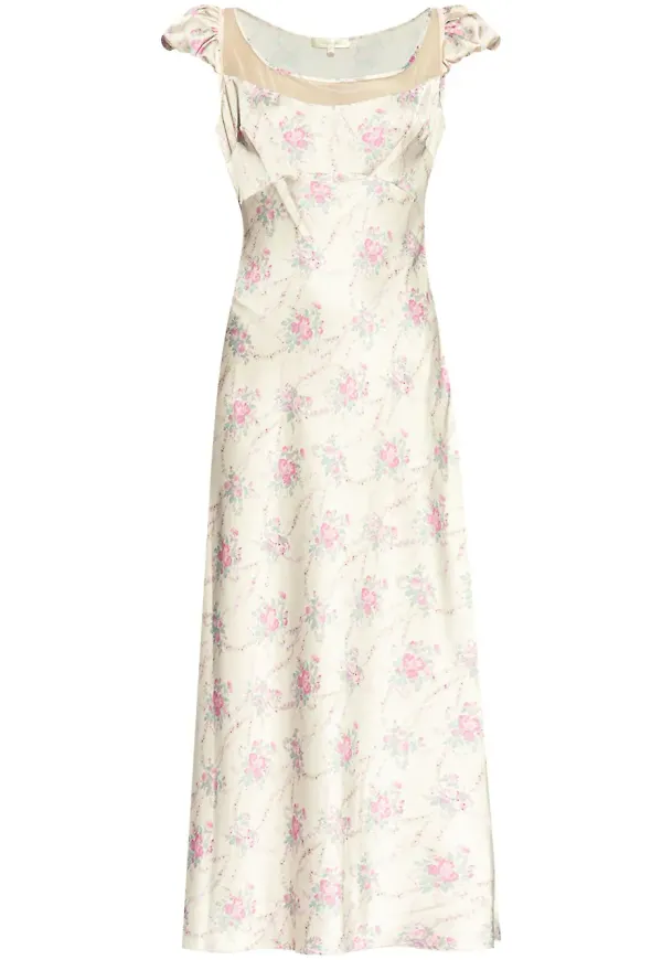 LoveShackFancy Joelette klänning - Vit – Farfetch
