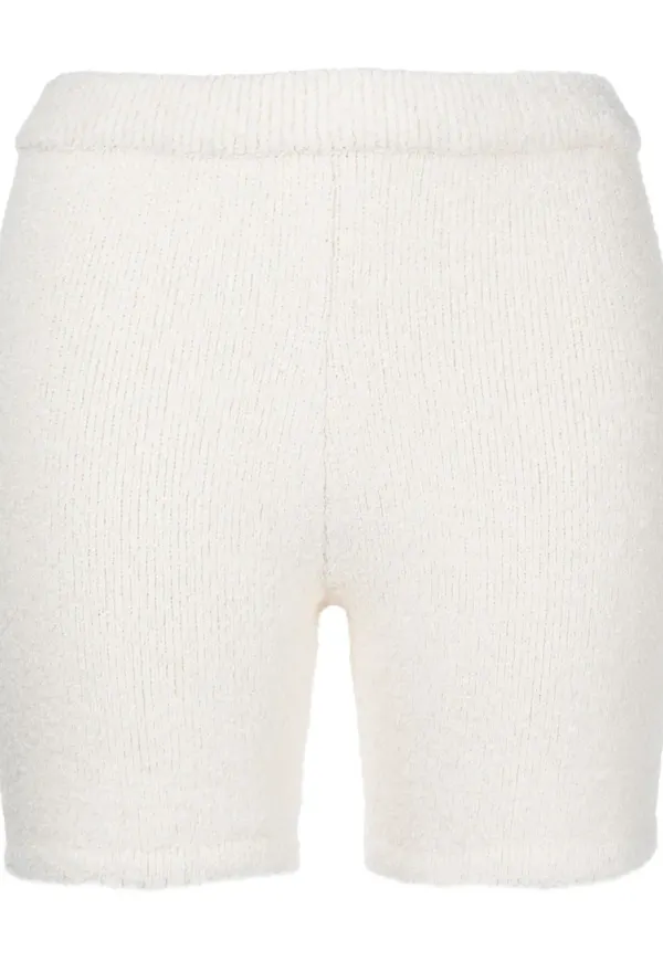 Low Classic bycikelshorts i bomull - Vit