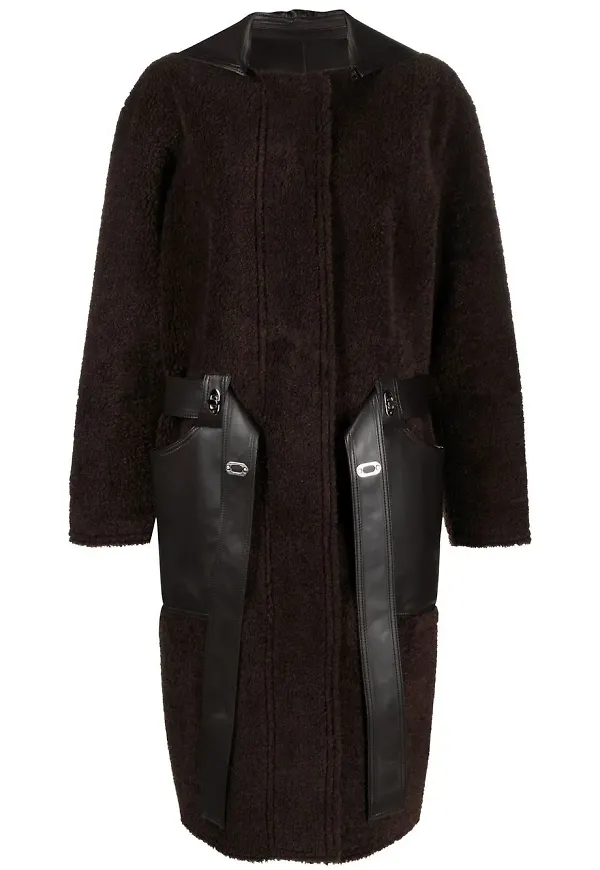Low Classic kappa med dragkedja - Brun