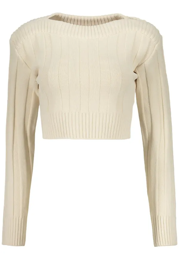Low Classic ribbad tröja - Neutral