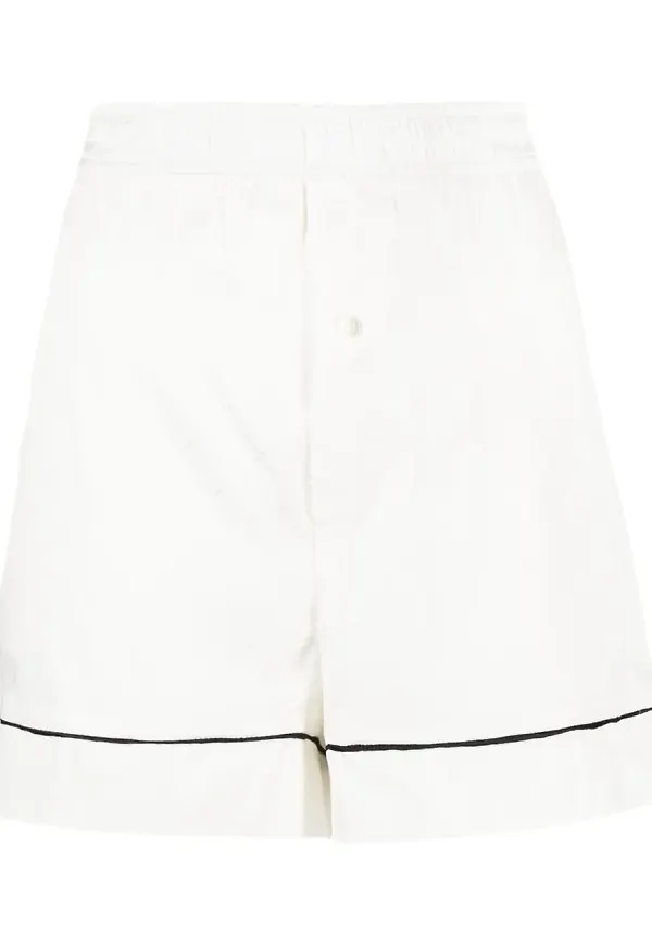 Low Classic shorts i stretch - Vit
