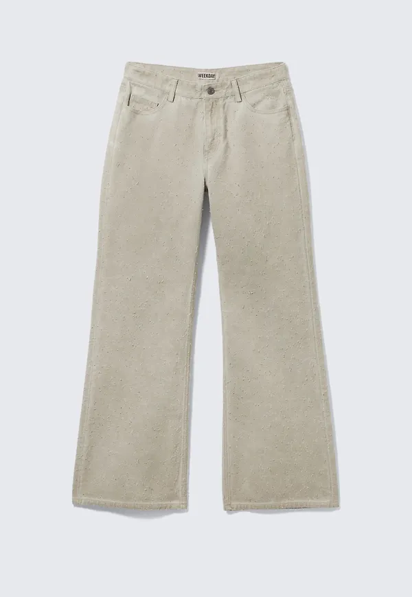 Low Rise Loose Bootcut Trousers