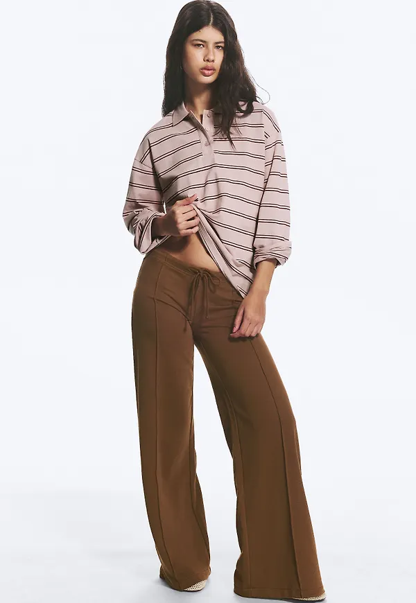 Low Rise Loose Wide Leg Sweatpants