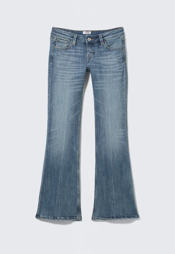 Low Rise Slim Flared Jeans