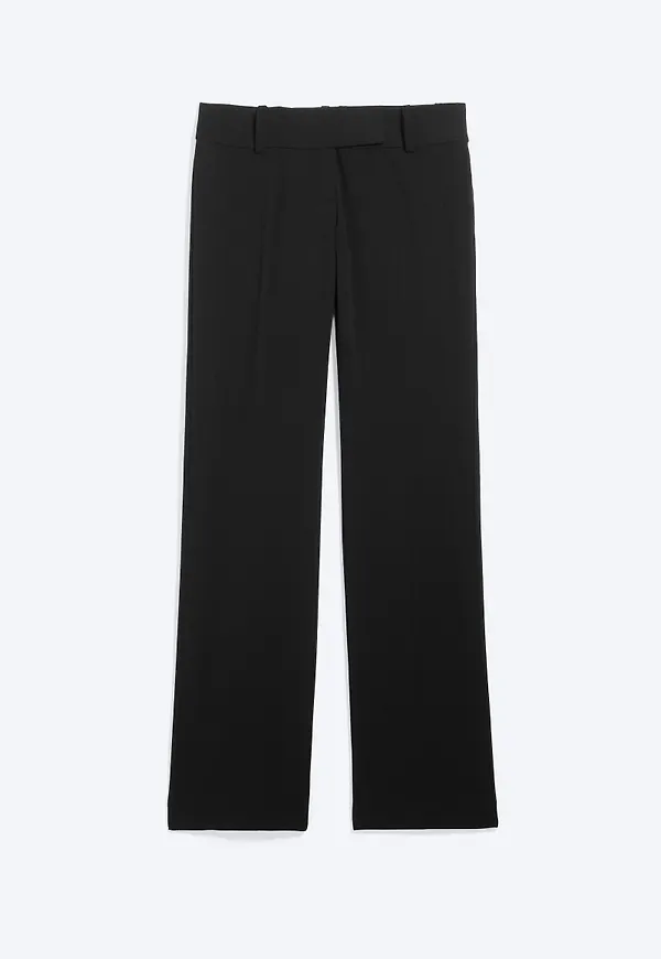 Low-Rise Straight Suiting Trousers