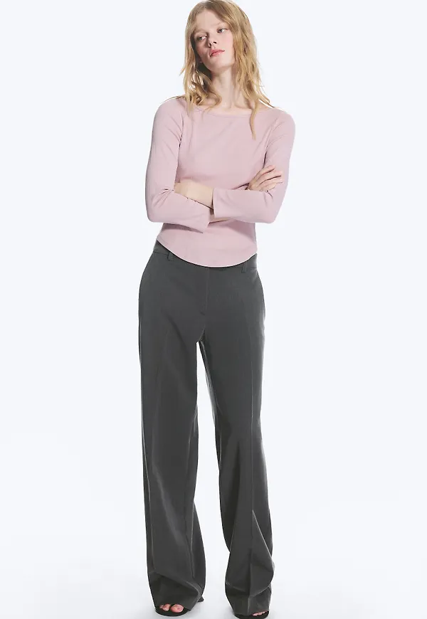 Low Rise Suiting Trousers