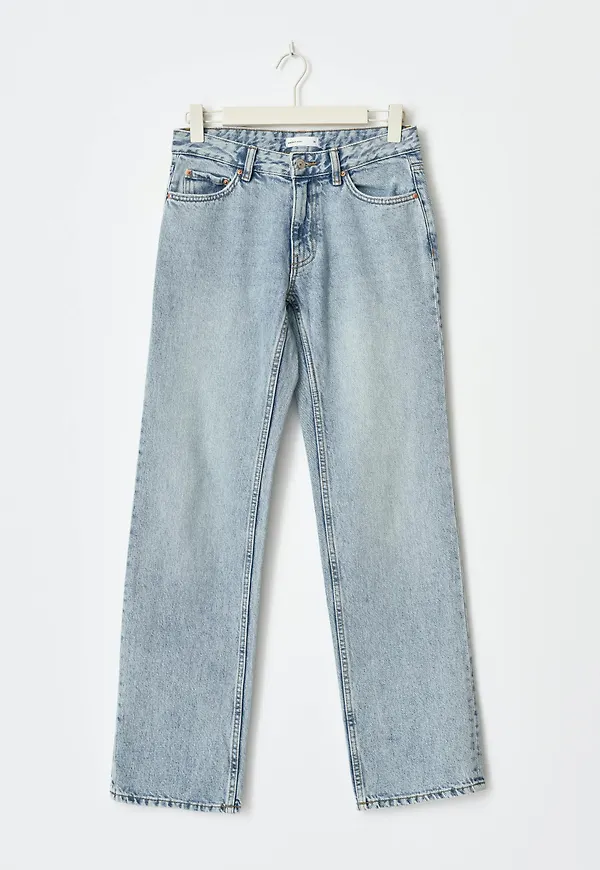 Low straight tall jeans