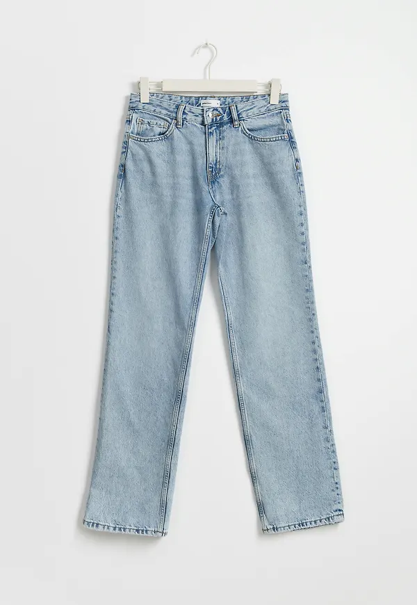 Low straight tall jeans