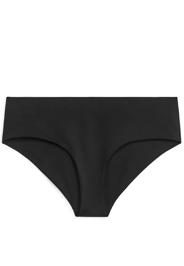 Low Waist Bikini Hipsters - Black