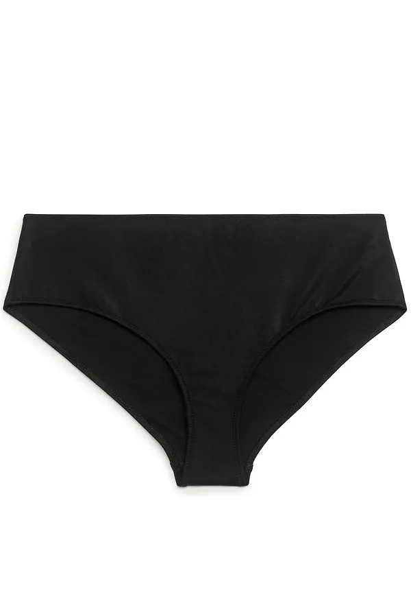 Low Waist Bikini Hipsters - Black