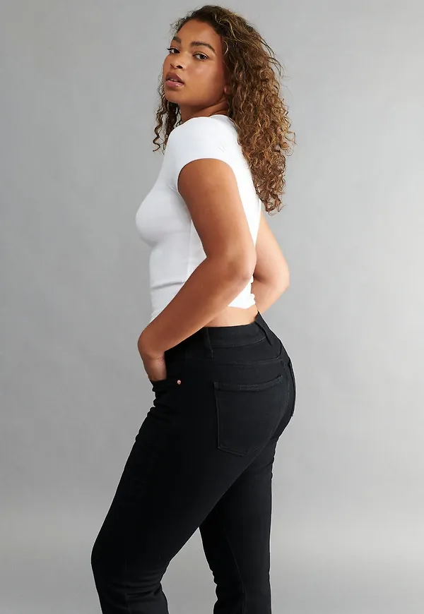 Low waist bootcut jeans