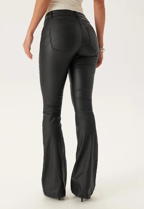 Low Waist Push-up Coated Jeans