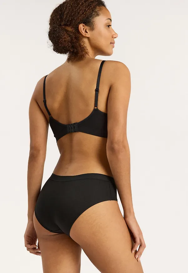 Low waist trosa i bomull