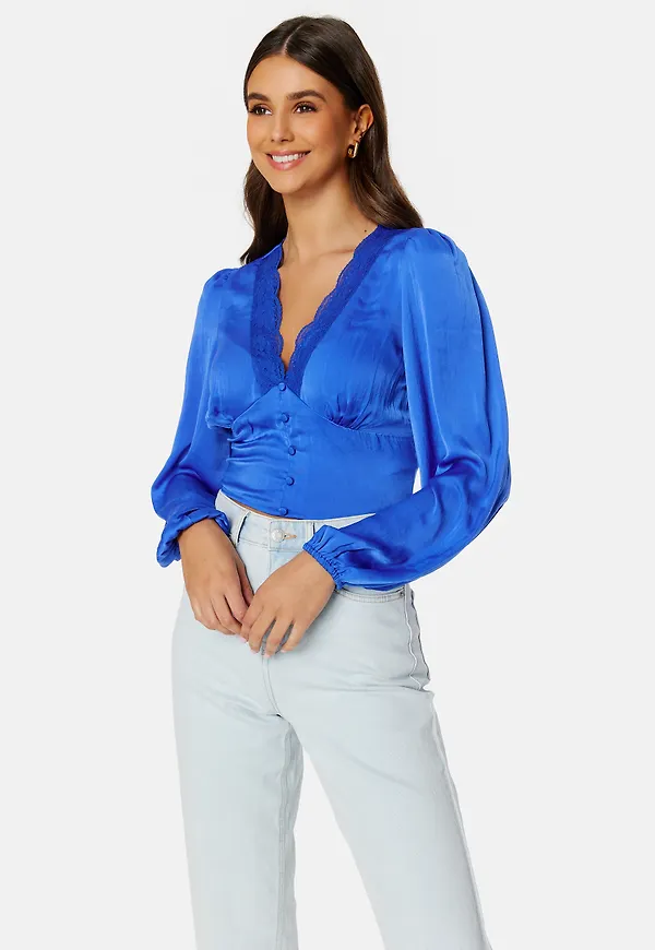 Lucinda satin blouse