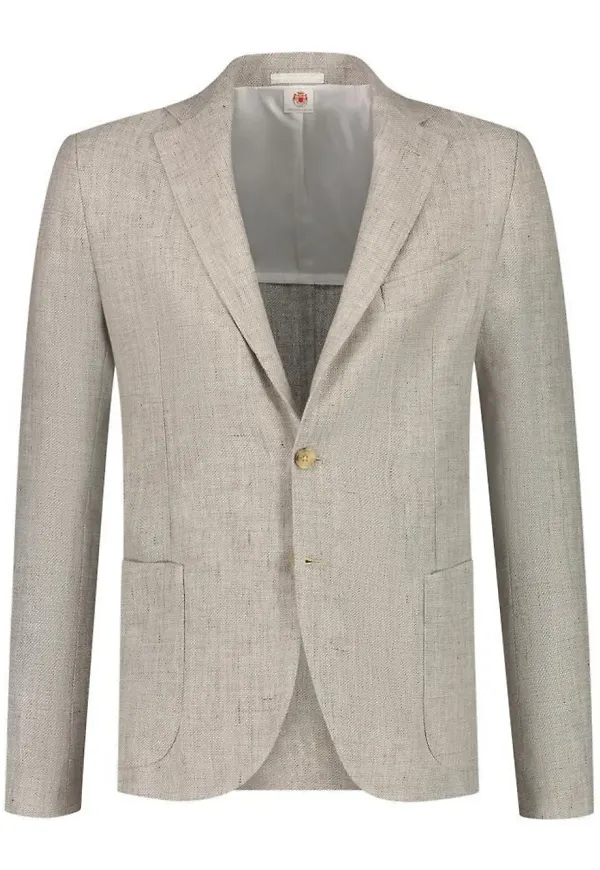 Luigi Borrelli enkelknäppt blazer - Neutral