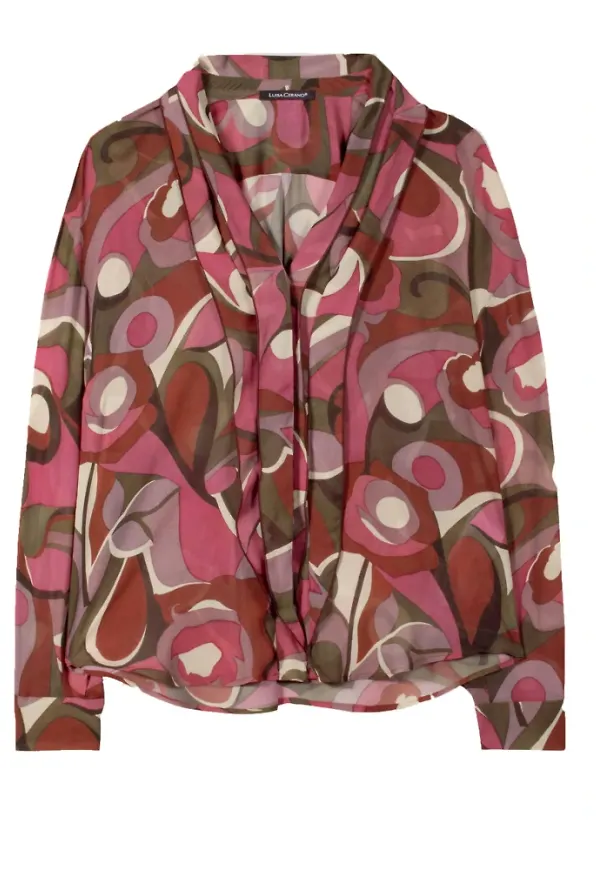 Luisa Cerano Blouse Rosa, Dam