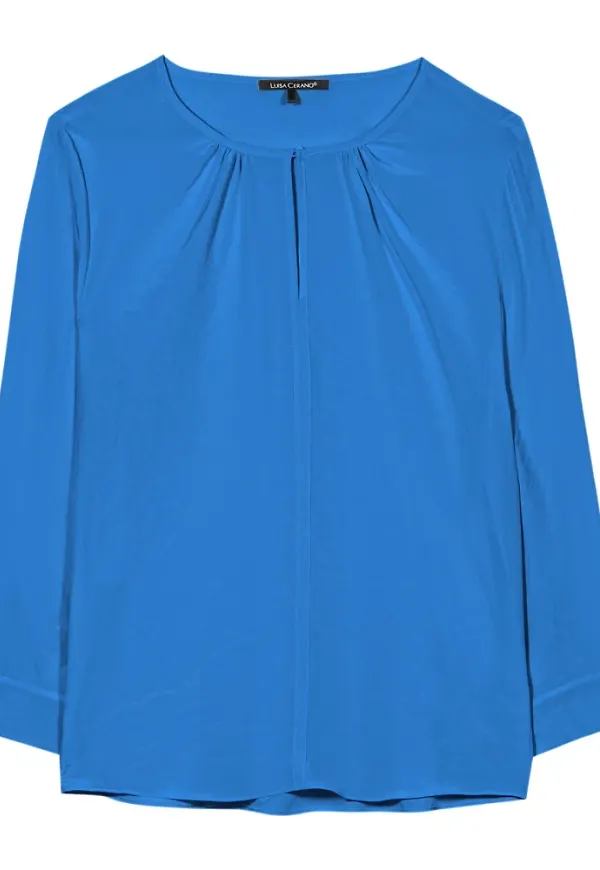 Luisa Cerano Blouses Blå, Dam