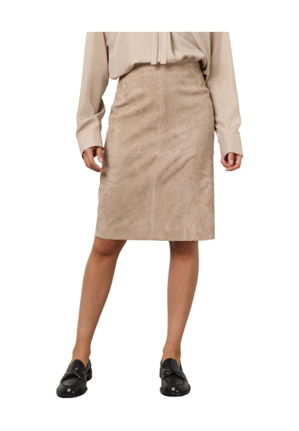 Luisa Cerano Midi Skirts Beige, Dam